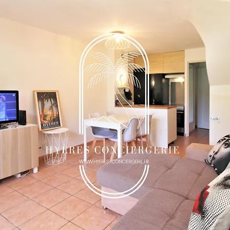Apartment Le Hameau De La Pinede-mas 3 Etoiles - T3 Piscine Clim Parking 100m By Hc Hyeres